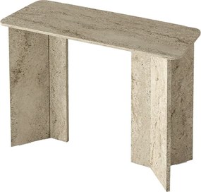 Κονσόλα Mara Megapap χρώμα travertine 90x29,6x91,8εκ.