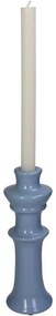 Κηροπήγιο Μπλε Κεραμικό 8x8x24cm - Κεραμικό - 05155206