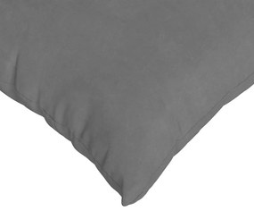 vidaXL Μαξιλάρι Καναπέ 2 pcs Σκούρο Γκρι 80 x 80 cm ύφασμα