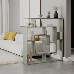 Βιβλιοθήκη Στάχτης Πράσινο FLANER 125x22x128.6