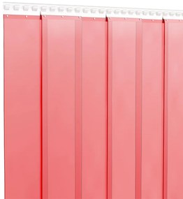 vidaXL Λωριδοκουρτίνα Κόκκινη 50 μ. 200 χιλ.x1,6 χιλ. από PVC
