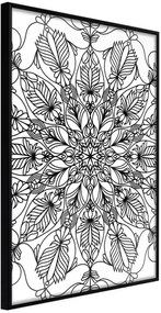 Αφίσα - Colour Your Own Mandala I - 20x30 - Μαύρο - Χωρίς πασπαρτού