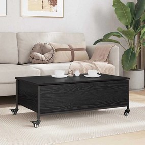 vidaXL Τραπεζάκι σαλονιού Μαύρη Οξυά 91 x 55 x 32 εκ