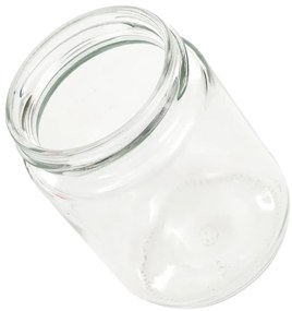 vidaXL Βάζα Μαρμελάδας 96 τεμ. 230 ml Γυάλινα με Κόκκινα/Λευκά Καπάκια