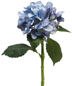 Τεχνητό Λουλούδι Ορτανσία 4802-7 48cm Blue Supergreens Πολυαιθυλένιο