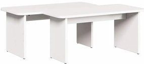 vidaXL Τραπεζάκι σαλονιού Λευκό 100 x 69 x 35.5 εκατοστά