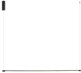 Κρεμαστό Φωτιστικό Οροφής 150cm LED 19W IP20 3000K Zambelis-20119-Μαύρο 20119