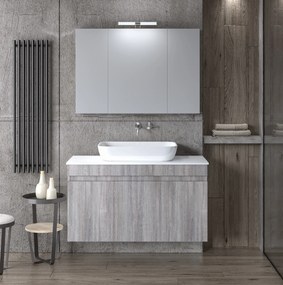 ΣΕΤ ΕΠΙΠΛΟΥ OMEGA TOP 100cm χρ.GREY OAK 9SOMT100GO 9SOMT100GO