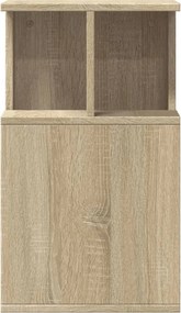 vidaXL Βοηθητικό Τραπέζι Sonoma Δρυς 35x35x60 εκ. Επεξεργασμένο Ξύλο