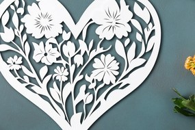 Σετ των 2 Intra απο ξύλο plywood 3mm-4mm πάχος – Κοπή χαρτιού Floral Heart Δίασταση 20x20 cm INTRAFABR-115963683