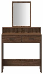 vidaXL Κομμό Υπνοδωματίου με συρτάρι Καφέ δρυς 79 x 41 x 140 εκ.