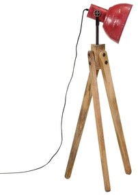 Φωτιστικό Δαπέδου 25 W Αντικέ Κόκκινο 45x45x120 εκ. Ε27 - Κόκκινο