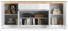 Έπιπλο Τηλεόρασης Ανθρακί Οξειδωμένο 121x43x57