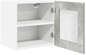 vidaXL Κρεμαστό ντουλάπι Riga 2 pcs Σκυρόδεμα Γκρι 40 x 31 x 40 εκ.