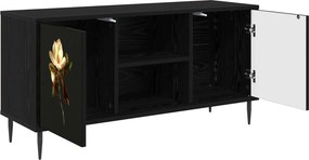vidaXL Ντουλάπι TV BREMEN 102 x 33 x 51 εκ Μαύρη Δρυς