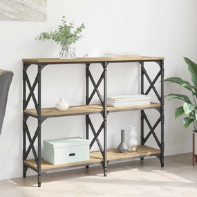 vidaXL Τραπέζι κονσόλας Artisan Oak 100 x 28 x 80,5 εκ.