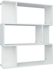 vidaXL Βιβλιοθήκη/Διαχωριστικό Χώρου Λευκό 80x24x96 εκ. Επεξ. Ξύλο