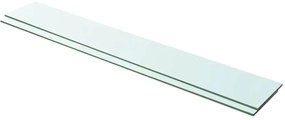 vidaXL Ράφια Πάνελ 2 τεμ. Διάφανα 100 x 15 εκ. Γυάλινα