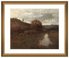 Κάδρο Autumn Landscape By A Wyant FA13270 80x65cm Green-Brown MindTheGap Οριζόντιοι Ξύλο