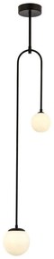 Φωτιστικό Οροφής 301AUR1340 20x12x130cm 2xG9 10W Black Opviq