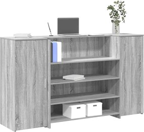 vidaXL Γραφείο υποδοχής 180x50x103,5 εκ. Επεξεργασμένο Ξύλο