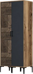 Stewehome Ντουλάπα με δύο πόρτες (PS) 80x47x201 cm