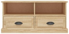 vidaXL Έπιπλο Τηλεόρασης Sonoma Δρυς 93x35,5x45 εκ. Επεξ. Ξύλο
