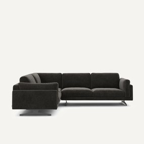 Γωνιακός καναπές από βελούδο chenille, César