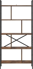 vidaXL Ράφι Βιβλίων 9 επιπέδων 75 x 30 x 156 εκ. Επεξεργασμένο Ξύλο