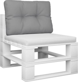 vidaXL Μαξιλάρι Παλέτας Γκρι 60 x 40 x 12 εκ. Υφασμάτινο