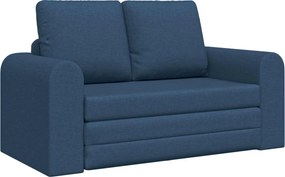 vidaXL Κρεβάτι καναπές 60cm Μπλε ύφασμα