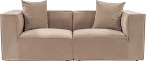 2-Seat Sofa Sora 2 - Cappuccino Cappuccino