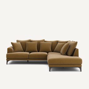 Γωνιακός καναπές από λινό βελούδο, ARMENTO