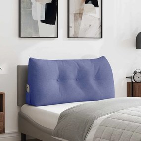 vidaXL Μαξιλάρι Πλάτης Μπλε τζην 100 x 24 x 50 εκ ύφασμα