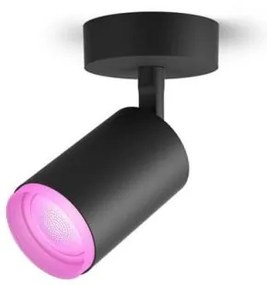 Έξυπνο Φωτιστικό Σποτ Led GU10 5,7W Κινητό RGBW Hue Fugato Philips Hue-915005761201-Μαύρο 915005761201