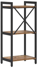 Ράφι Βιβλίων Παλαιό ξύλο 40 x 30 x 85 εκ Επεξεργασμένο ξύλο