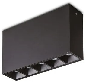Γραμμικό Φωτιστικό LED 12,5W Μαύρο 3000K Lika 244884 Ideal Lux 244884