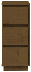 vidaXL Συρταριέρα Καφέ Μελί 32 x 34 x 75 εκ. από Μασίφ Ξύλο Πεύκου