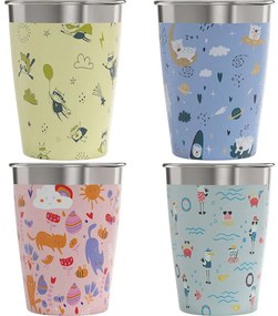 Ποτήρια Παιδικά Daydream (Σετ 4Τμχ) 6043.40 350ml Multi Sigg 350ml Ανοξείδωτο Ατσάλι