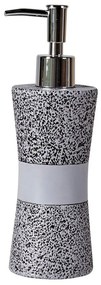 Δοχείο Κρεμοσάπουνου Spirit G 2316 White-Black Kentia Πολυρεσίνη