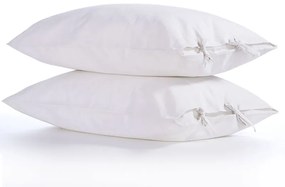 Σετ Μαξιλαροθήκες Cotton-Linen Ecru 2x(52x72) - Nef-Nef Homeware