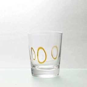 Ποτήρι Ουίσκι Circles 52.100.52 Amber Cryspo Trio Glass