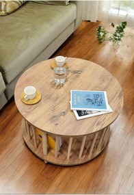Τραπεζάκι Σαλονιού Πεύκο LOFLOS 60x43