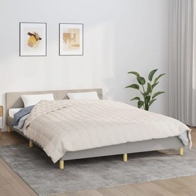 Κουβέρτα Βαρύτητας Ανοιχτό Κρεμ 220 x 230 εκ. 11 κ. Υφασμάτινη - Κρεμ