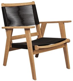Πολυθρόνα Βεράντας - Κήπου Coffee Living Ε2351,1 66x71x84cm Natural-Black