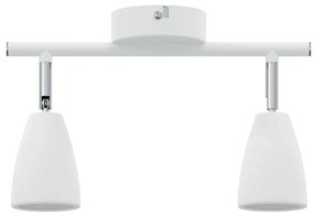 vidaXL Σποτ οροφής Λευκό 25.5 x 8 x 15.5 εκ. Ατσάλι