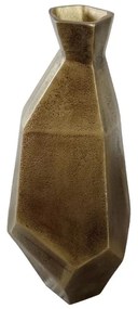 Βάζο Αλουμινίου Iwa 4 022139 D17xH25cm Antique Gold Aluminium