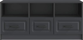 vidaXL Ντουλάπι TV Μαύρο 102 x 34,5 x 47 εκ Επεξεργασμένο Ξύλο