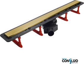 Karag Confluo Frameless Line Oro - Γραμμικό Σιφώνι Δαπέδου Χρυσο - 30 εκ.