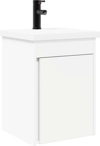 VidaXL Μονάδα μπάνιου με βρύση Λευκός 42 x 40 x 74,5 εκ